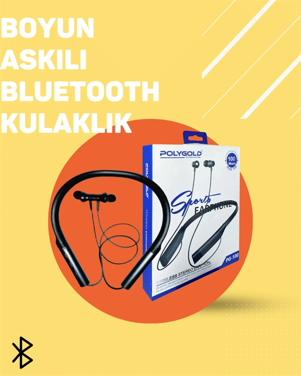 Ergonomik Bluetooth Kulaklık 50 Saat Konuşma Süresi Spor Kullanım