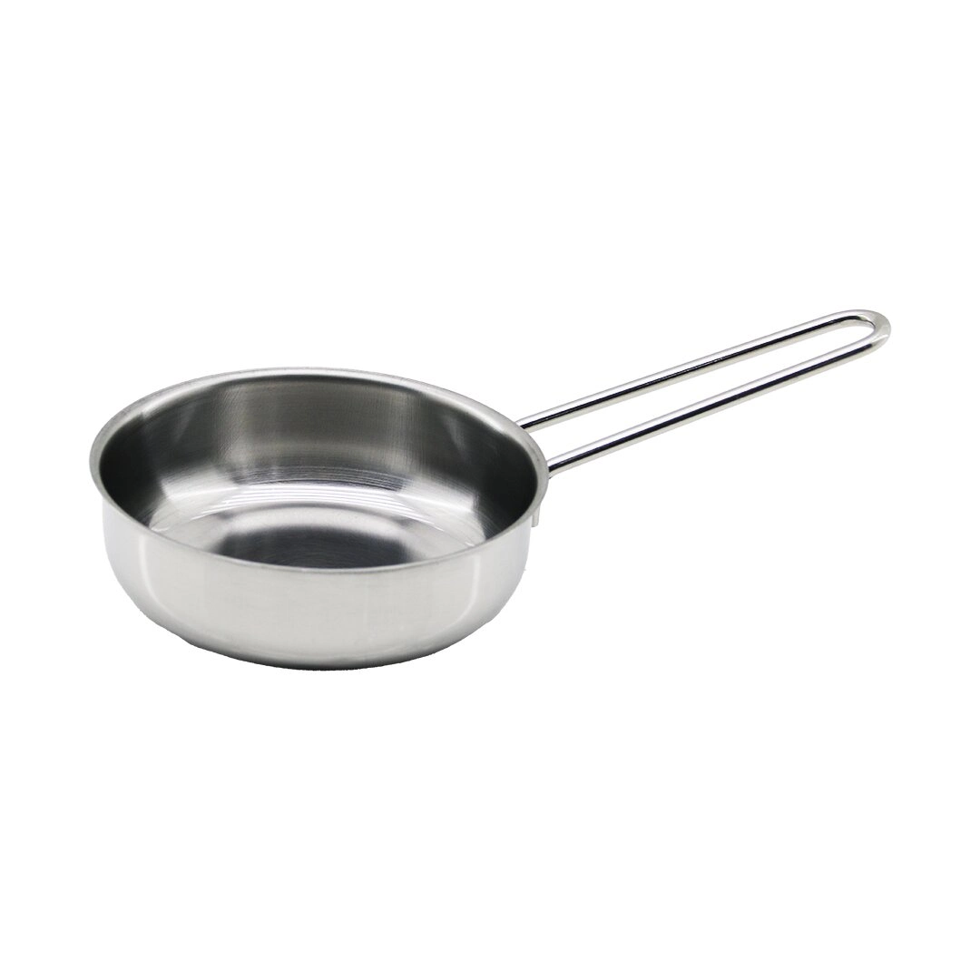 Çelik Sos Tava 12 cm Tel Kulp ile Pratik Kullanım