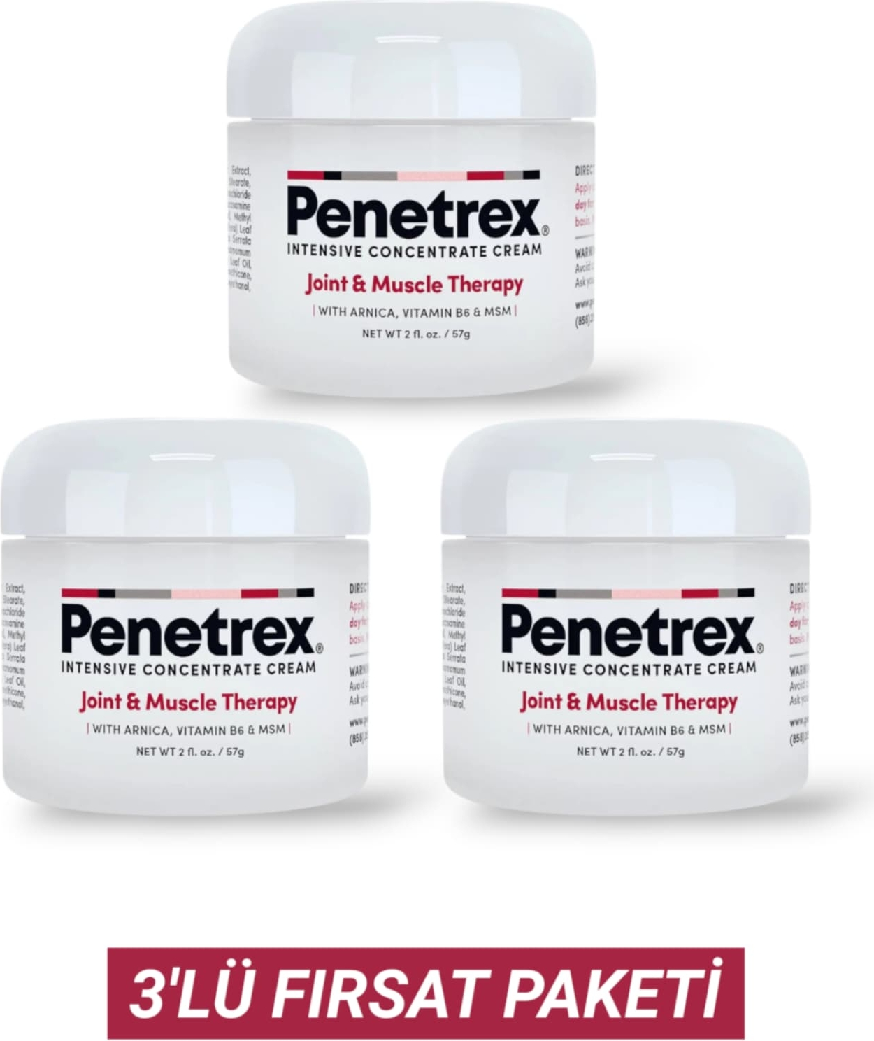Penetrex Vücut Kremi 3 Adet