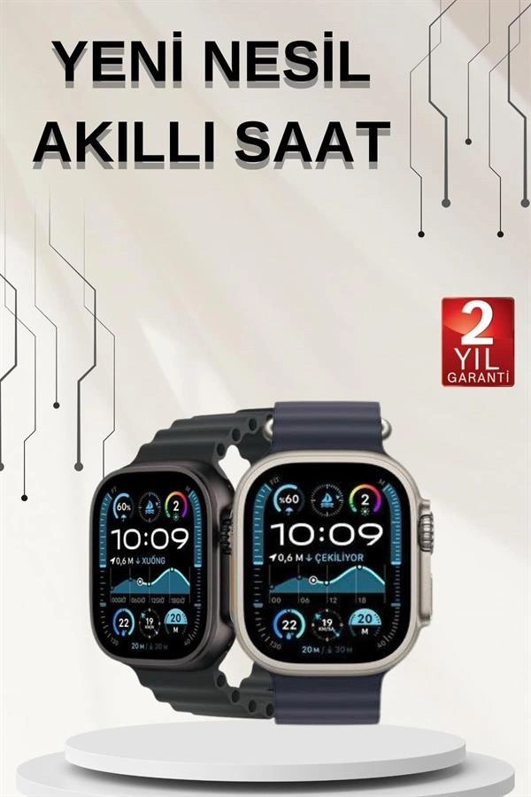 Yeni Nesil Akıllı Saat Bluetooth Uyumlu Titreşimli Bildirim