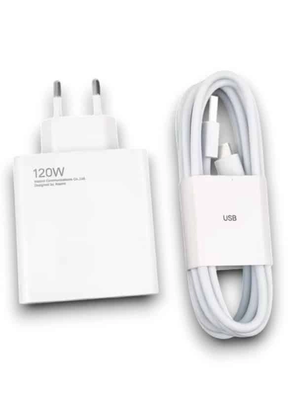 Hızlı Şarj Aleti 120W Type-C Uyumlu Seyahat İçin
