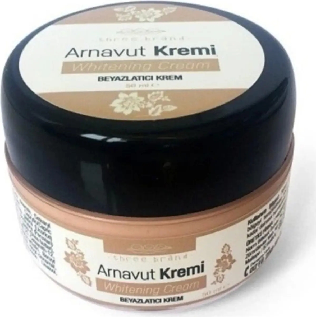 Three Brand Whitening Cream Arnavut Kremi 50 ml Kremi 5 Adet