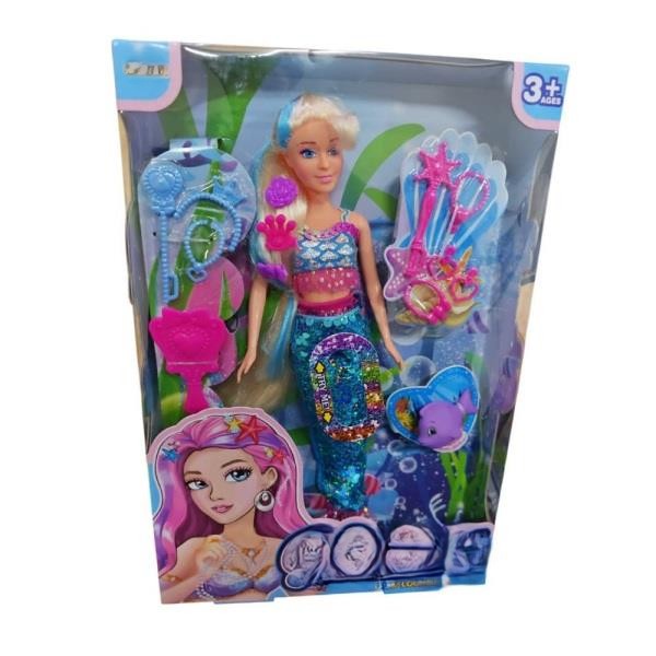 SH40687 Kut.mermaid Deniz Kızı Bebek 29CM