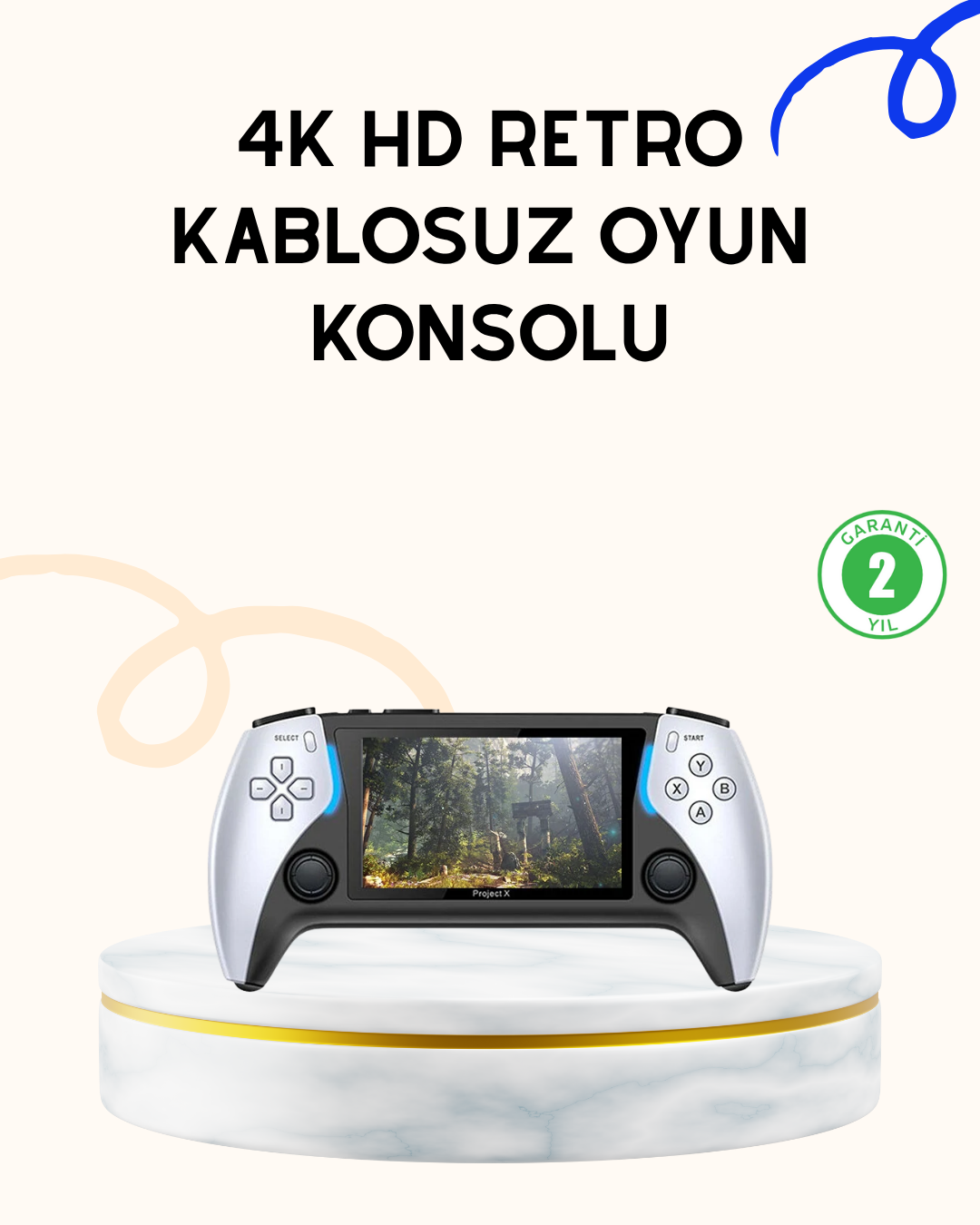 1000 Oyun Yüklü HDMI Çıkışlı Retro Oyun Konsolu