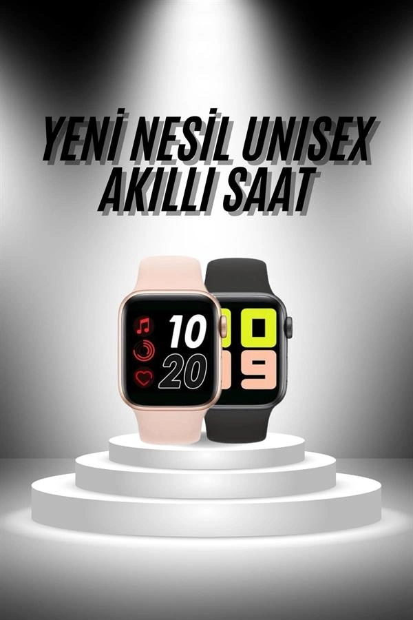 Şık Tasarımlı Akıllı Saat 12 Tema Seçeneği ile