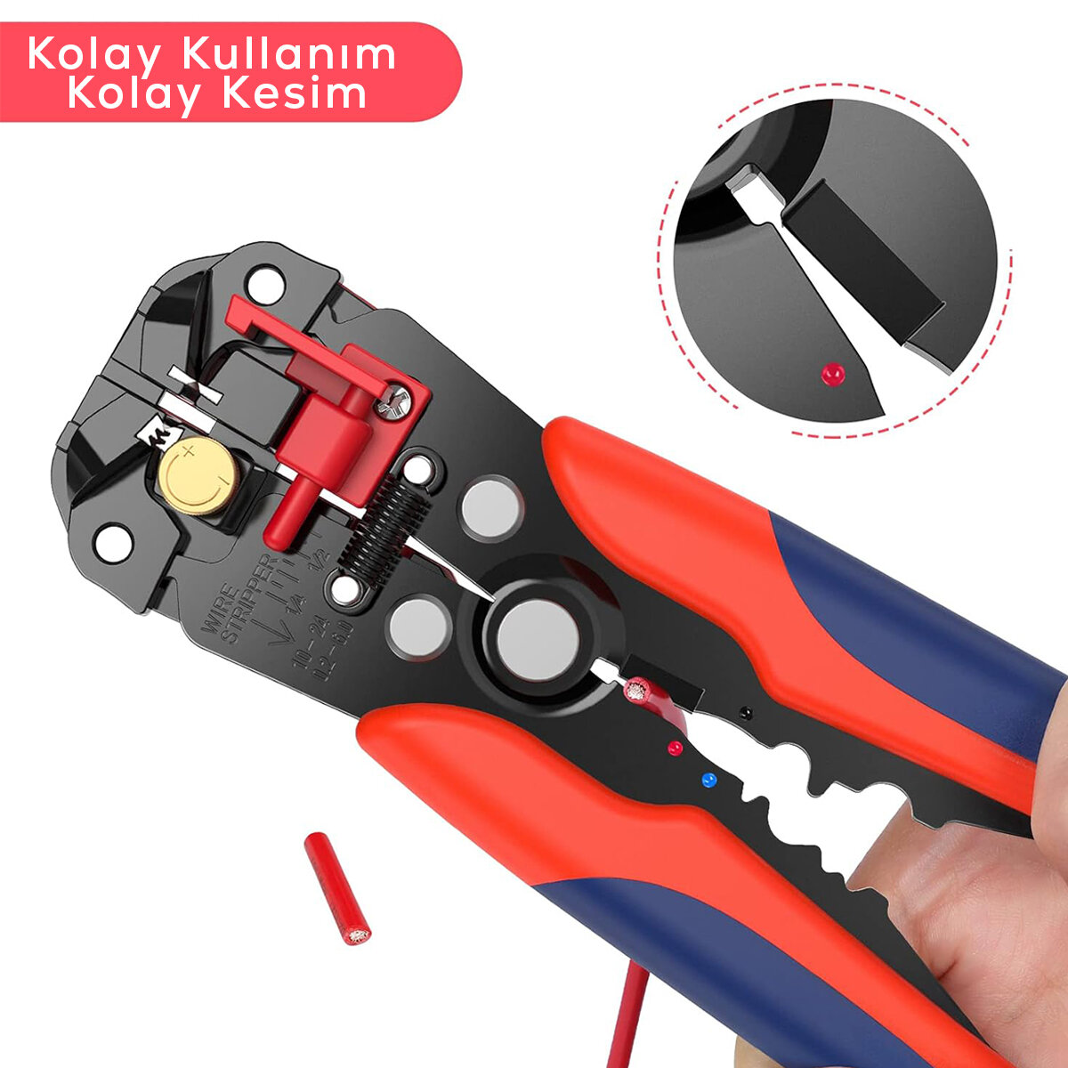 7 inç KABLO SOYUCU VE KESİCİ PENSE