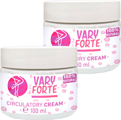 Vary Forte Kavanoz 2 Adet Bacak Bakım Krem 100 ml