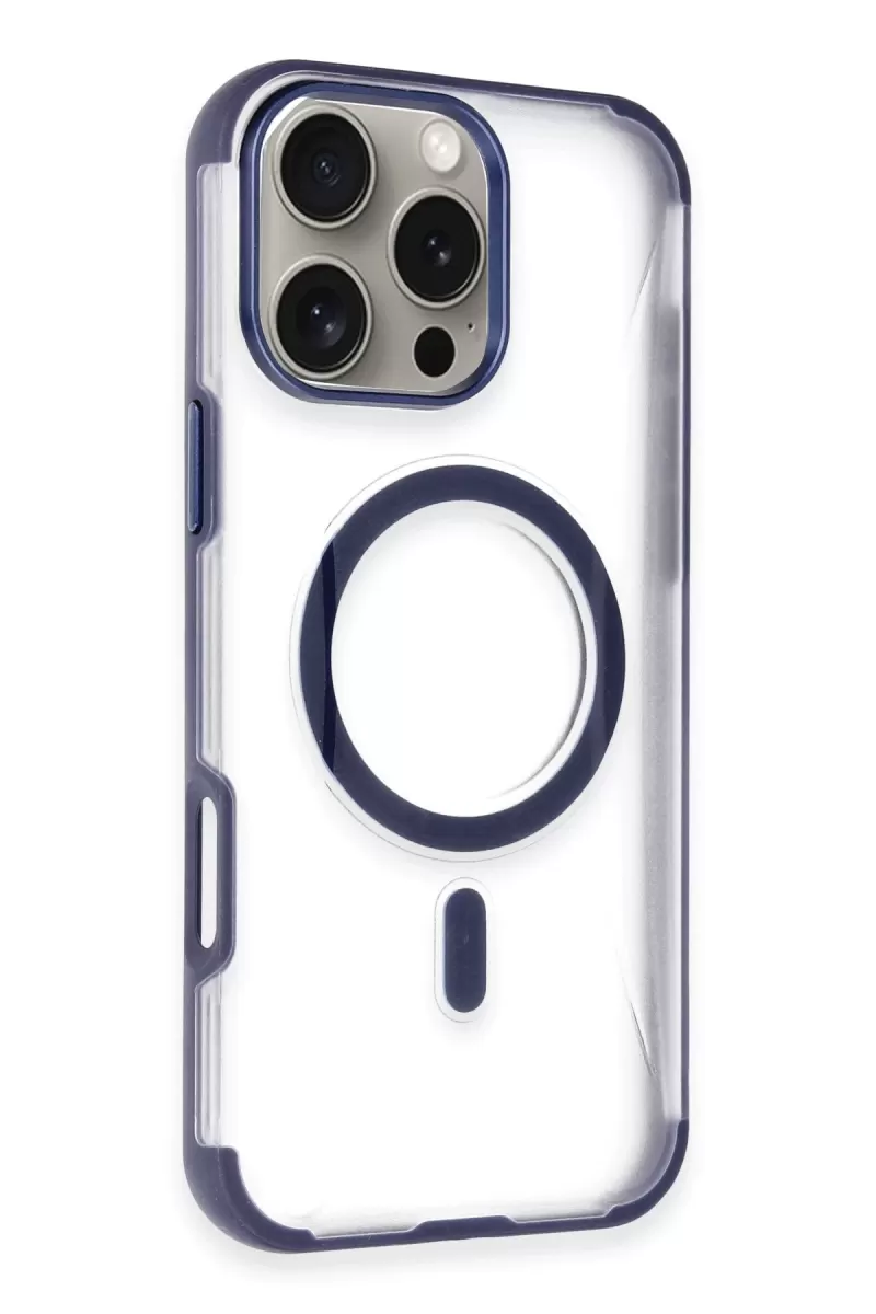 Joko Apple iPhone 14 Pro Max Uyumlu Hilton Magsafe Kapak - Lacivert