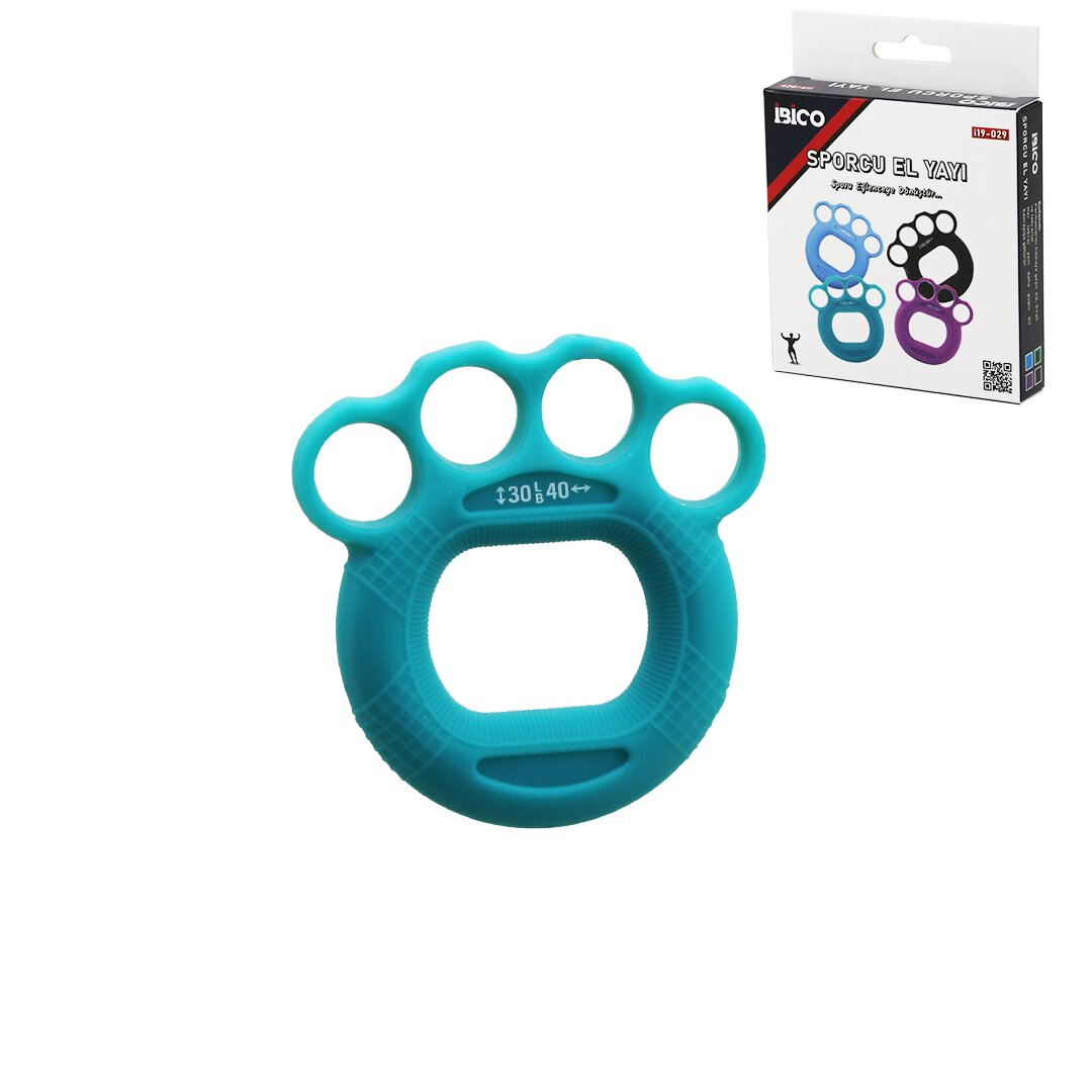 Muşta Model Sporcu Silikon El Yayı Çift Kullanım = 40LBS - 50LBS