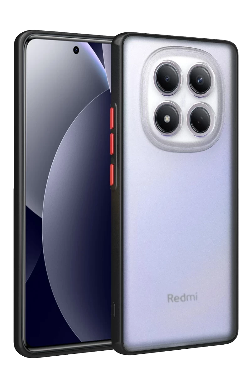 Xiaomi Redmi Note 15 Pro 4G Uyumlu Montreal Silikon Kapak - Siyah