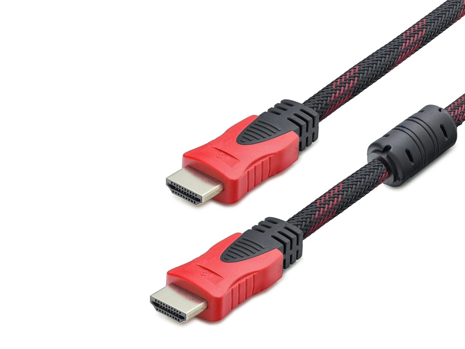 Uzun Mesafeli HDMI Kablo 25 Metre Siyah Kırmızı
