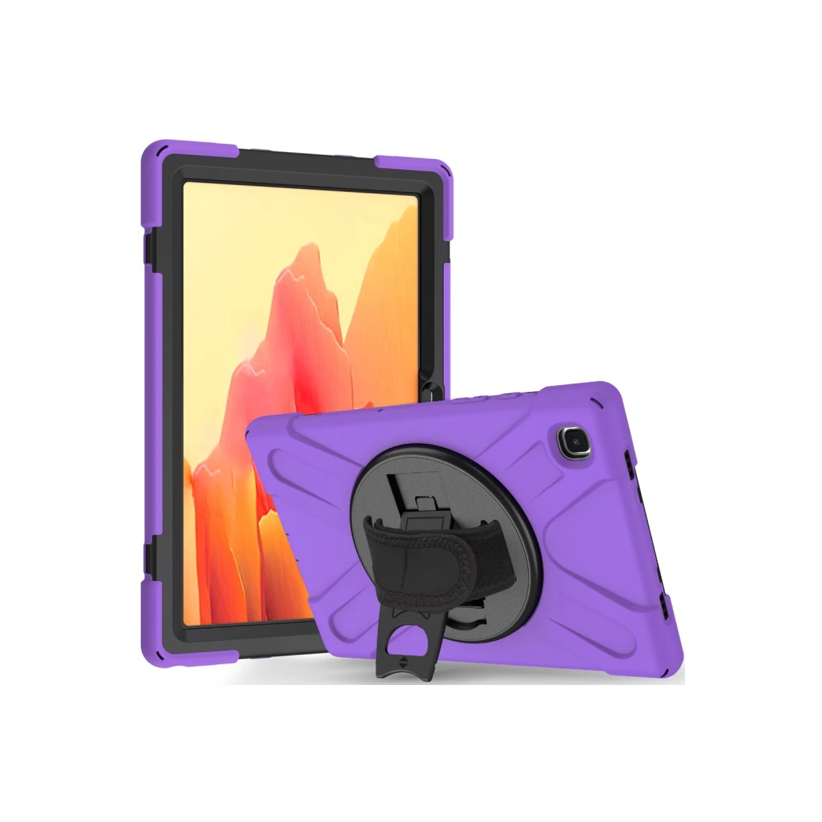 Samsung Galaxy T220 Tab A7 Lite 8.7 Kılıf Amazing Tablet Kapak - Mor