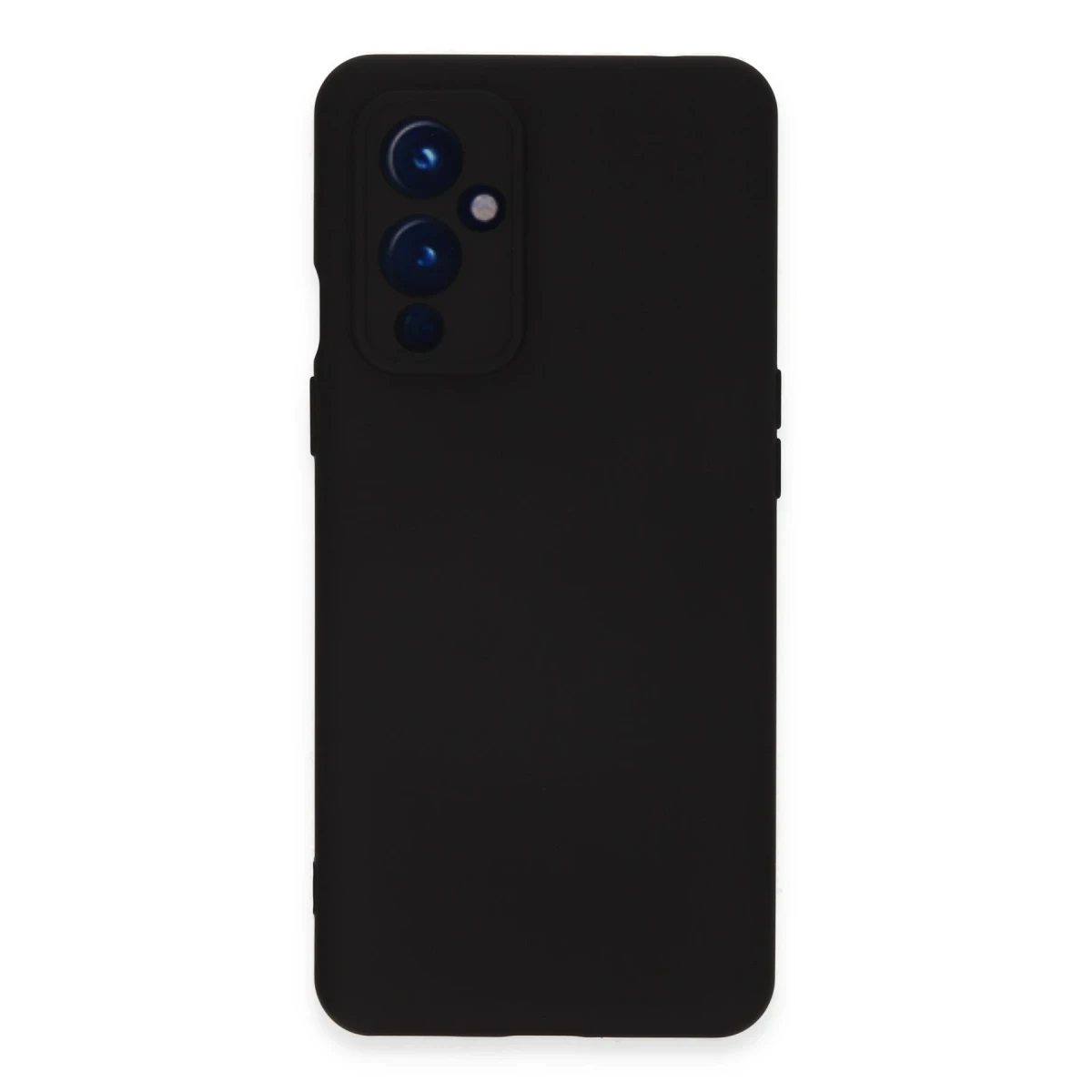 One Plus 9 Kılıf Nano içi Kadife Silikon - Siyah