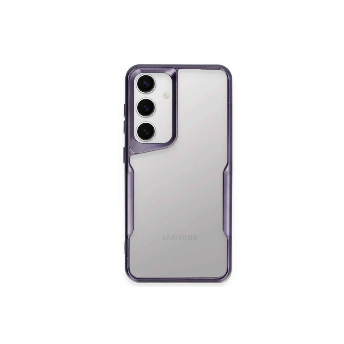 Samsung Galaxy A55 5G Kılıf Boyi Silikon Kapak - Derin Mor