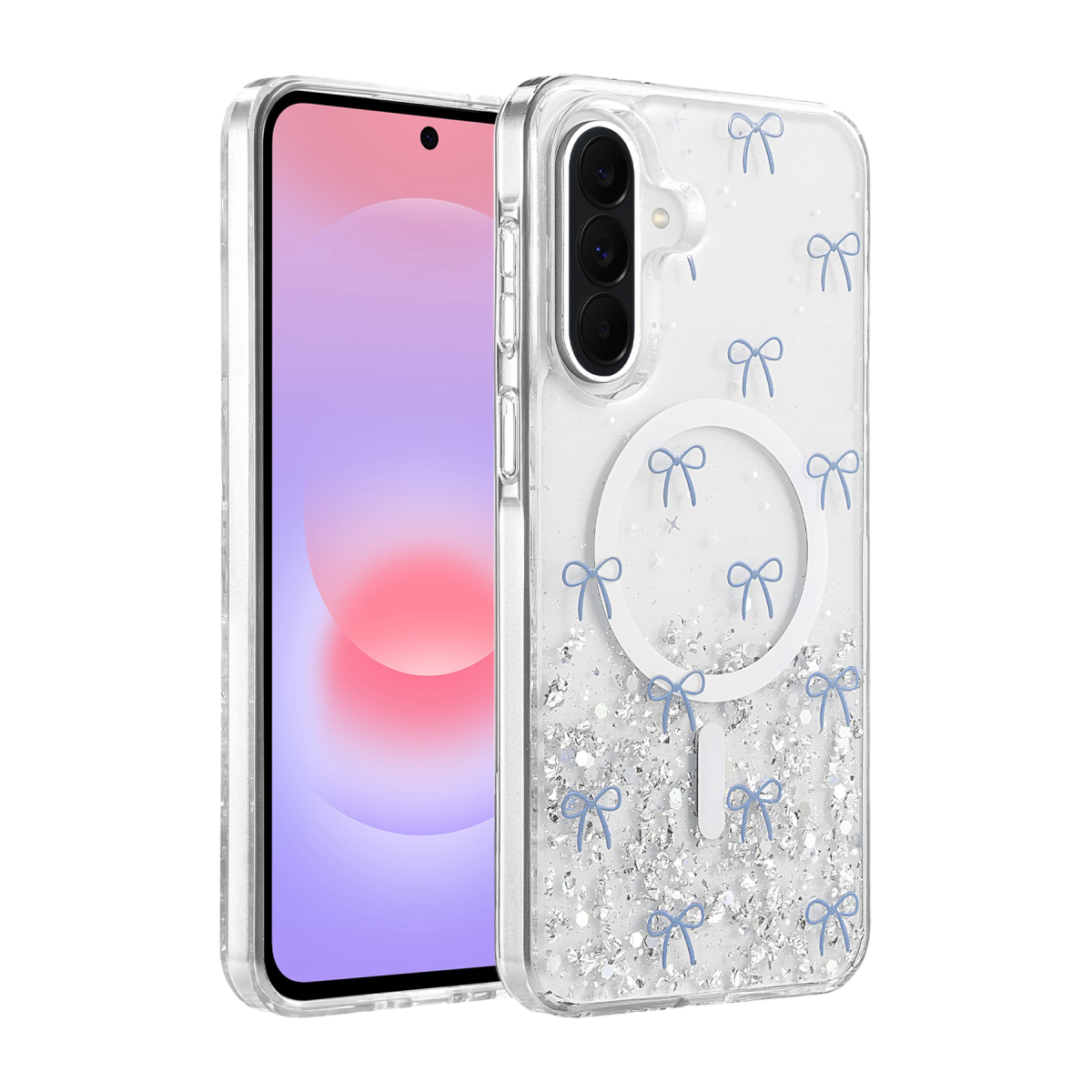 Onegif Samsung Galaxy A57 5G Misk Simli Magsafe Kapak - Desen 3
