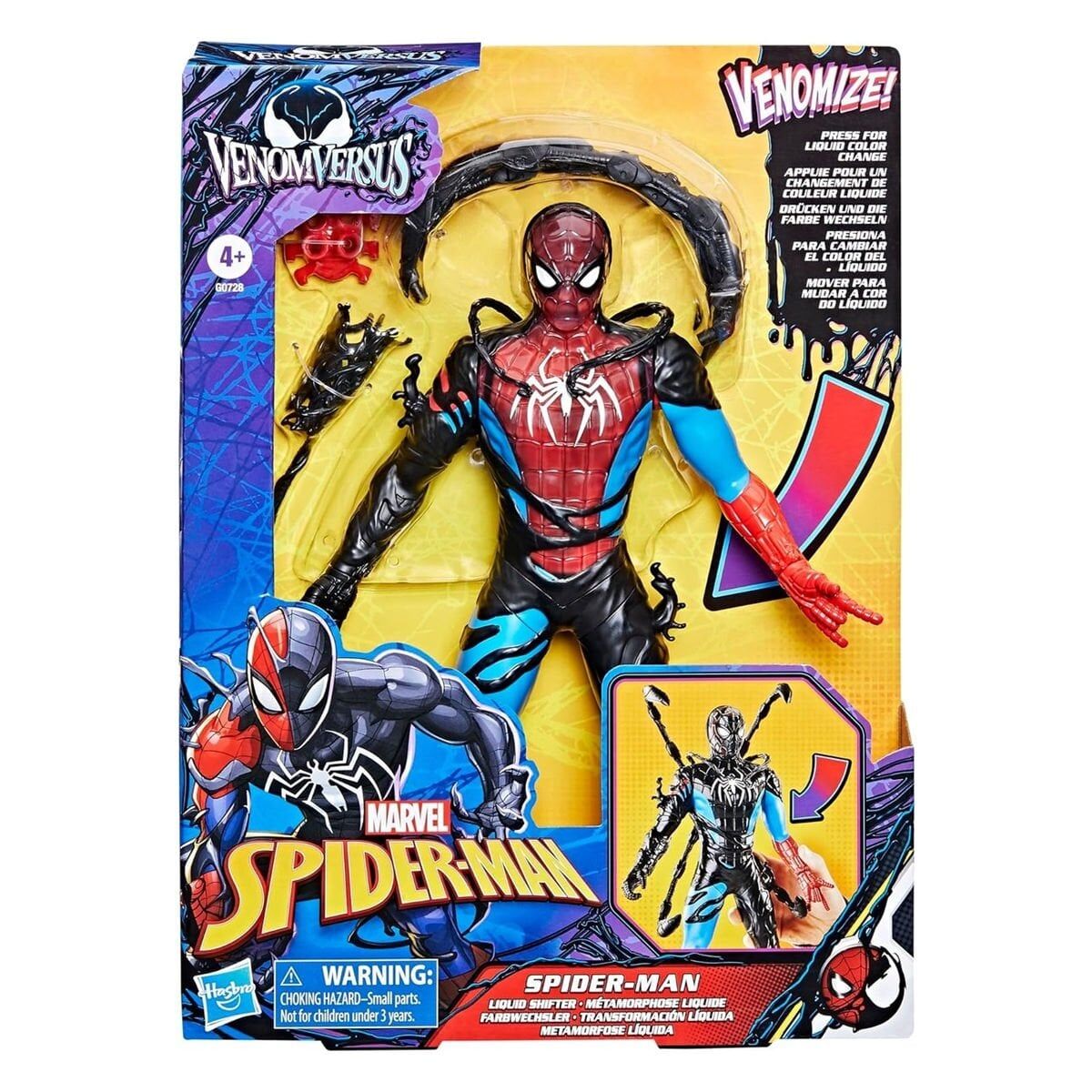 G0728 Spider-Man Venom vsLiquid Shifter Figür