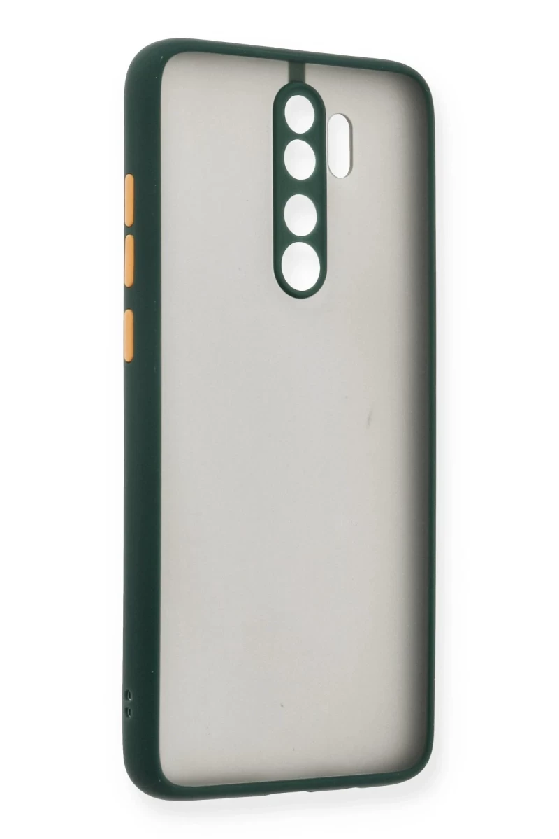 Xiaomi Redmi Note 8 Pro Uyumlu Kılıf Montreal Silikon Kapak - Yeşil