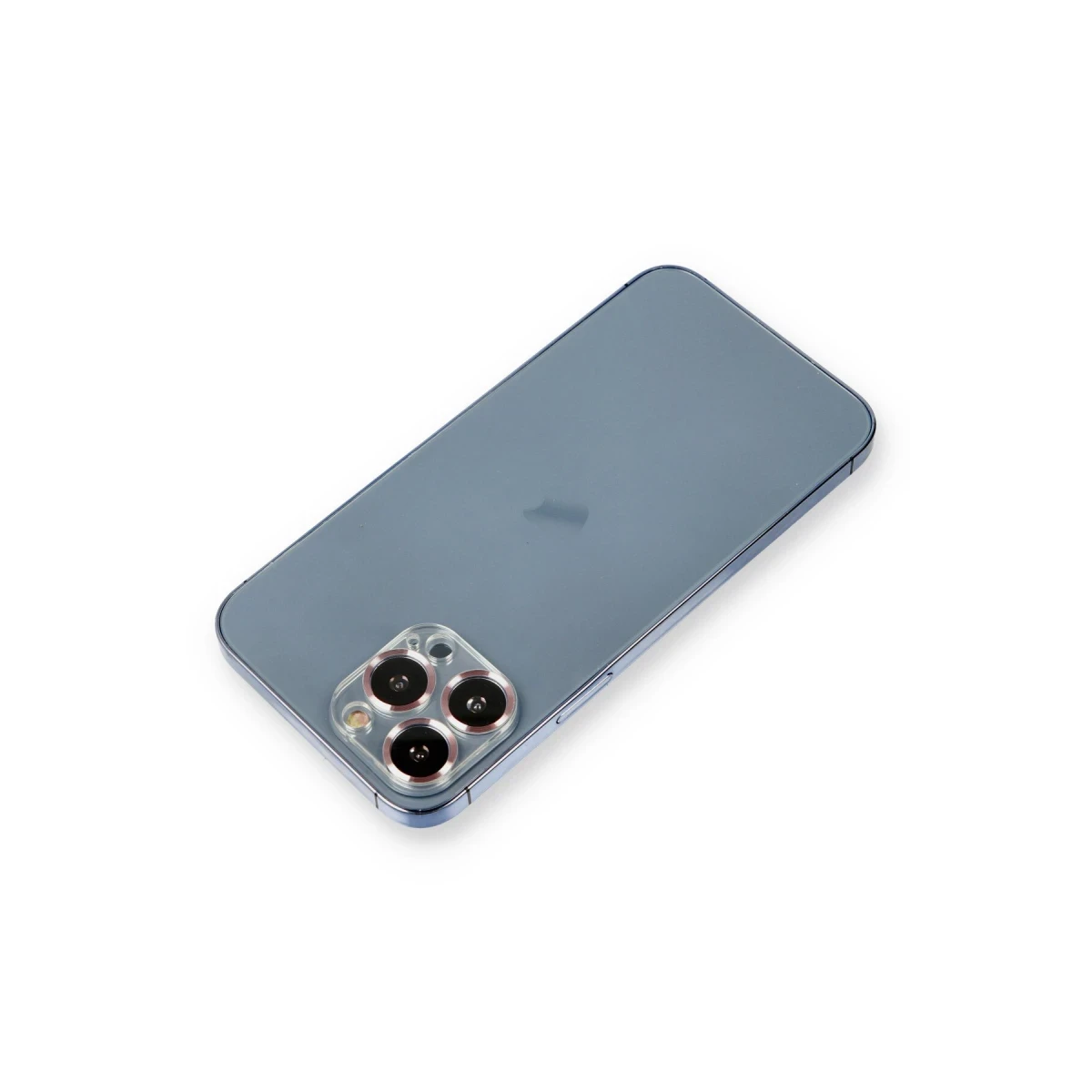Apple iPhone 12 Pro Metal Kamera Lens Koruma Cam - Mor