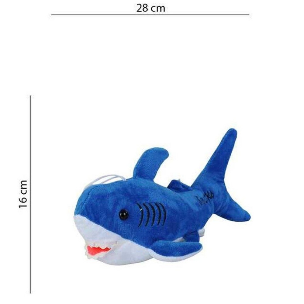 Köpekbalığı Sesli Baby Shark Müzikli 28 cm - 1811201  - Mavi