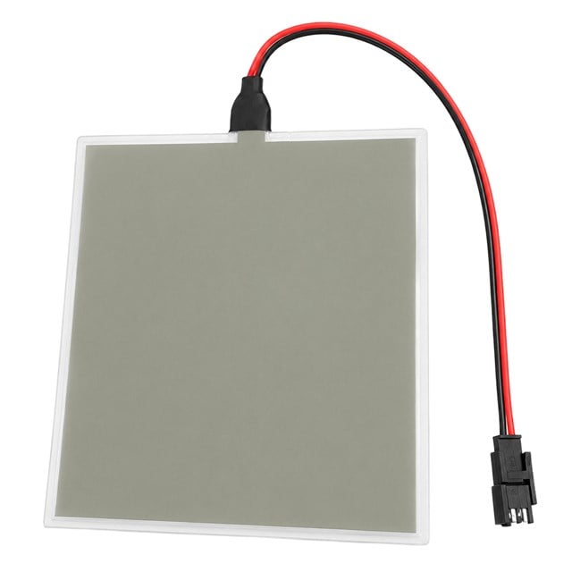 PM-37727 100x100mm Elektrominesans (EL) 3V Led Panel Beyaz Aydınlatmalı Esnek Yapı