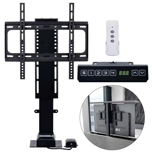 PM-24928 32’’ - 57’’ İnç Ayarlanabilir Yükseklik Uzaktan Kumandalı TV Kaldırma Lift Asansörü