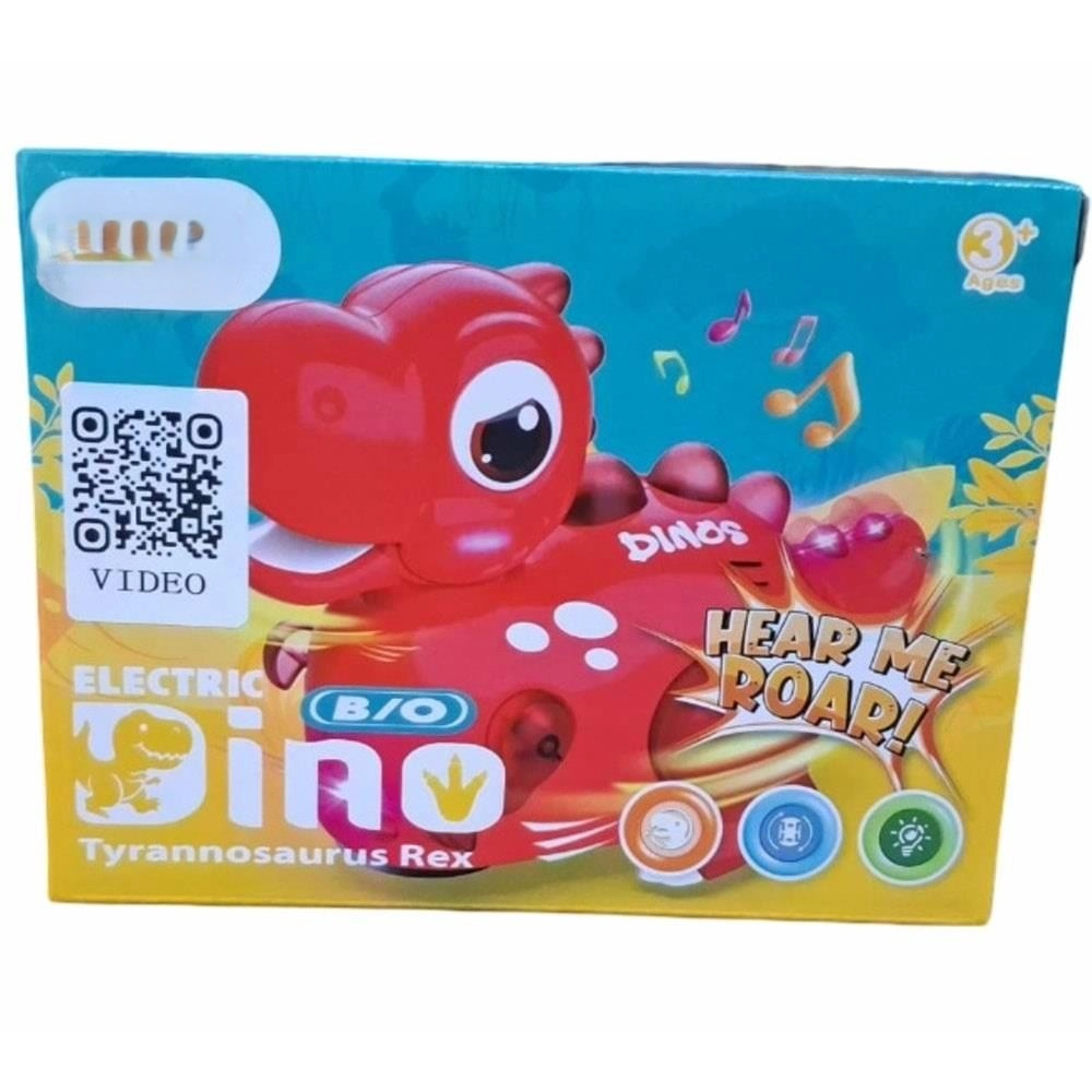 Eğlenceli T-Rex Müzik Kutulu Pil Oyuncağı