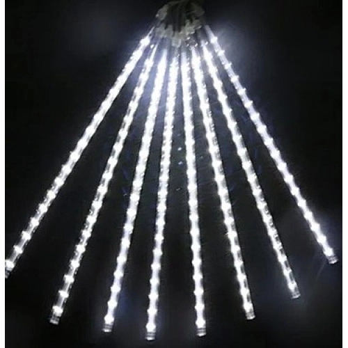 Büyüleyici Beyaz Meteor LED Işık 3.2m Dış Mekan Dekorasyonu