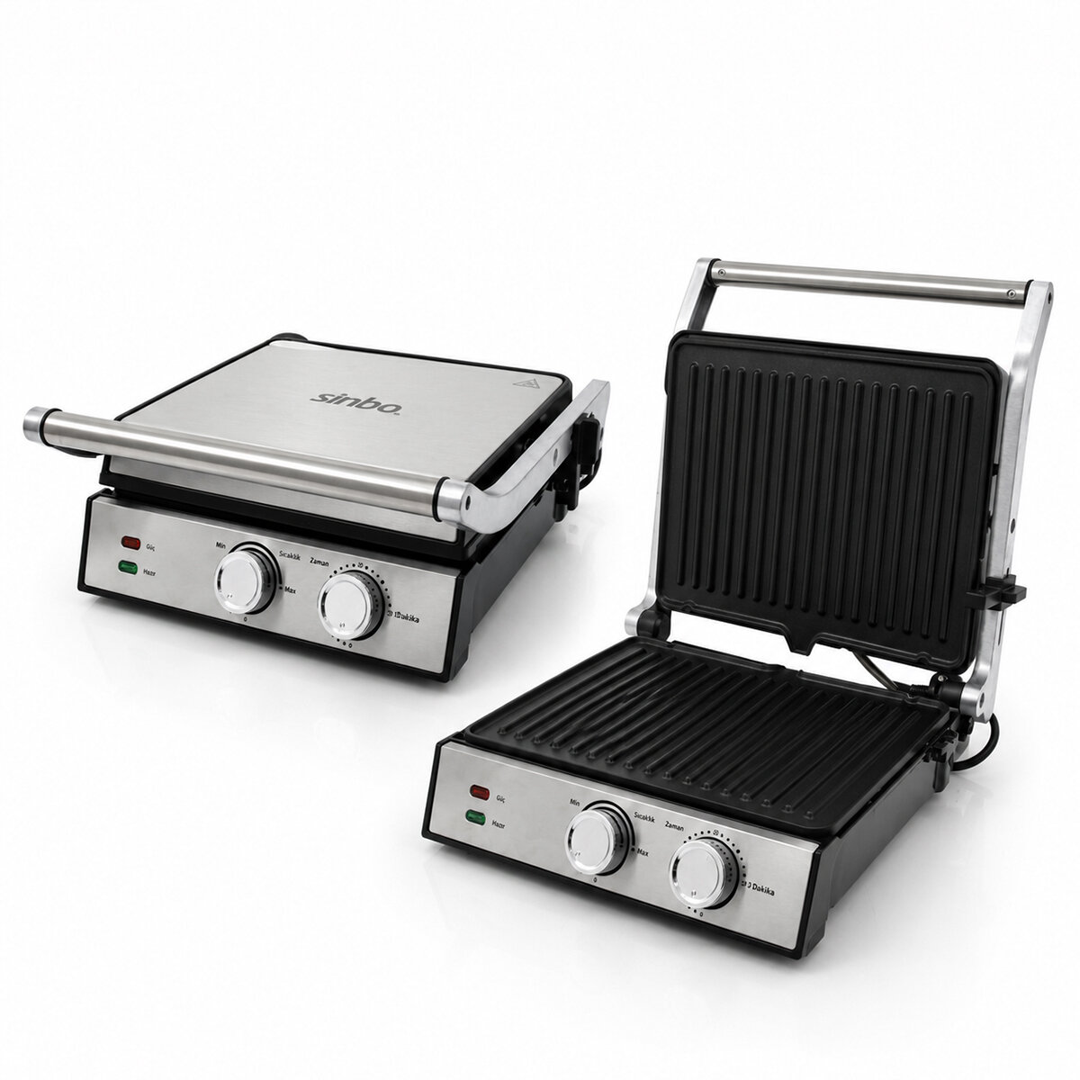 Izgara Ve Tost Makinesi 4 Dilim Yapışmaz Yüzey 2000W SSM-2598