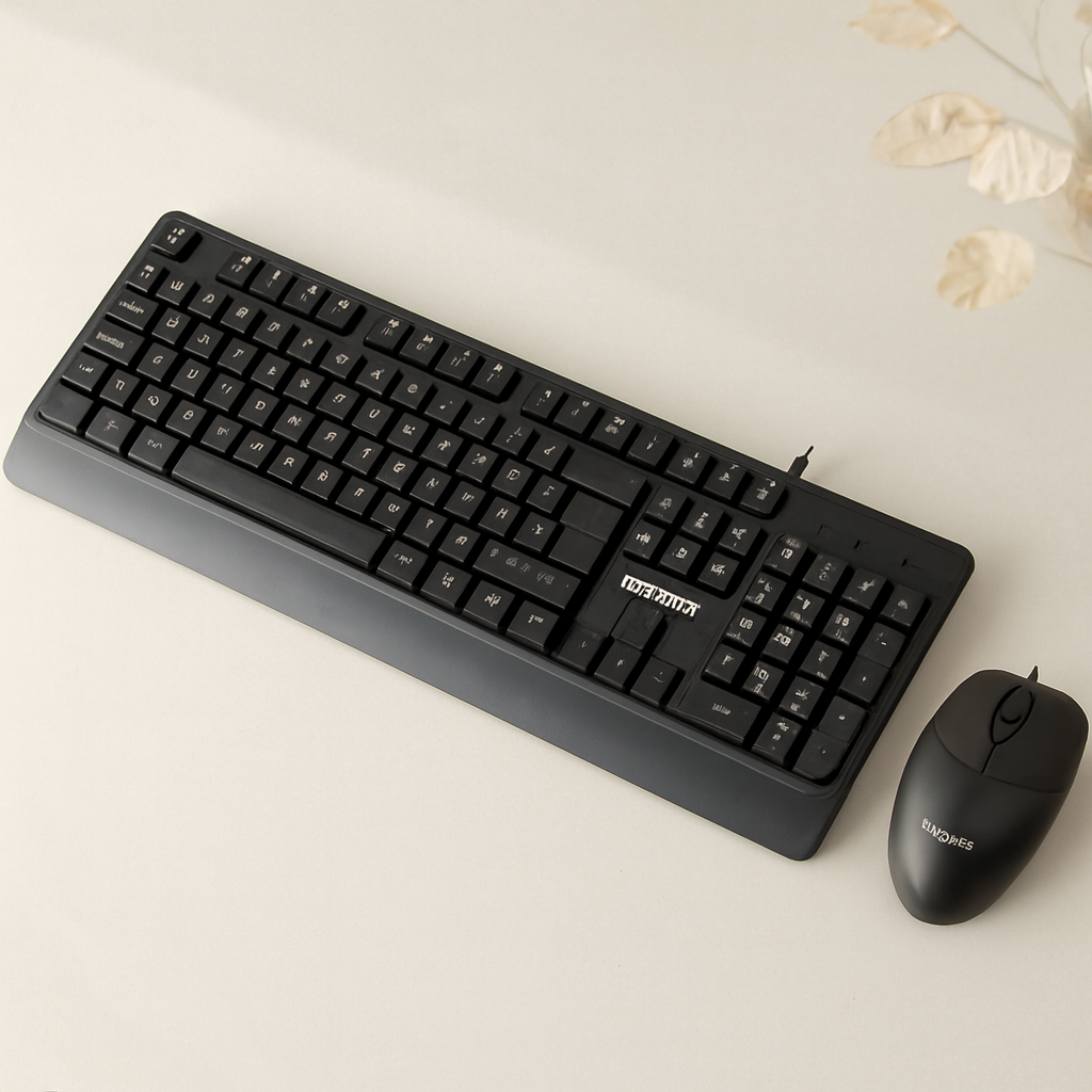 USB Kablolu Q Klavye & 1200 DPI Mouse Seti