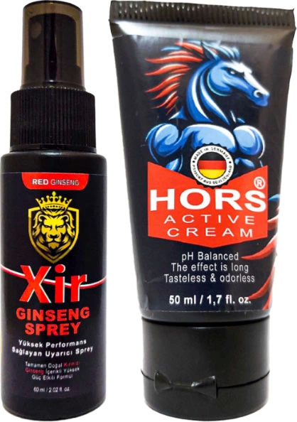 Xir 3xeffect Spray 50 ml - Hors Active Cream 50 ml