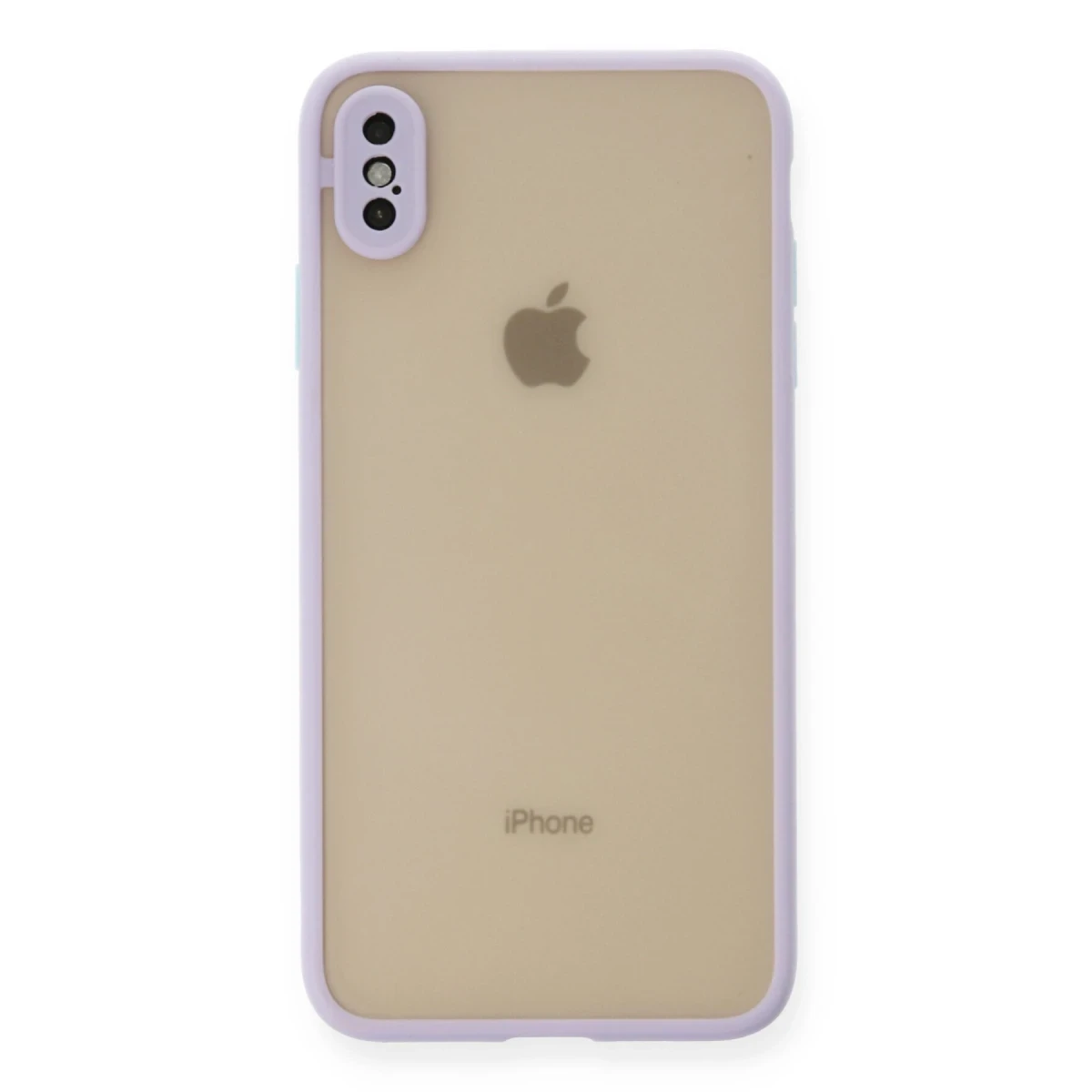 Apple iPhone X Kılıf Montreal Silikon Kapak - Mor