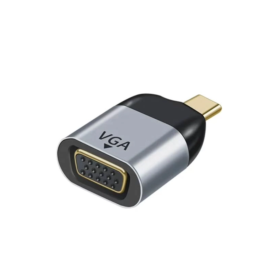 Kompakt Type-C To VGA Çevirici 1080p Video Aktarımı