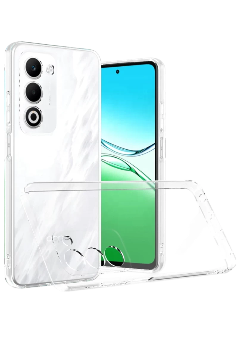 Oppo A5 4G Uyumlu Lüx Şeffaf Silikon - Şeffaf