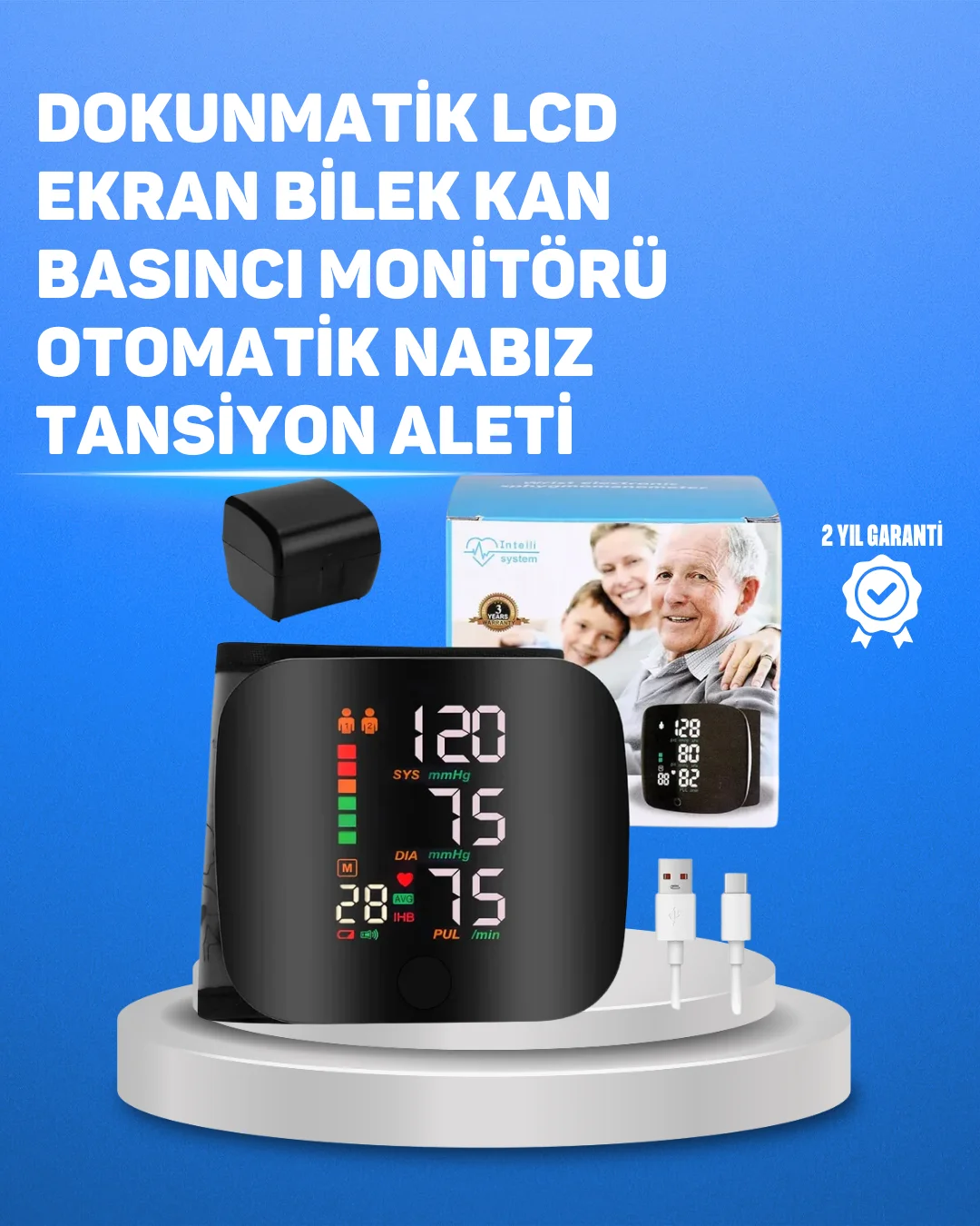 Bilek Tipi Dijital Tansiyon Ölçüm Cihazı