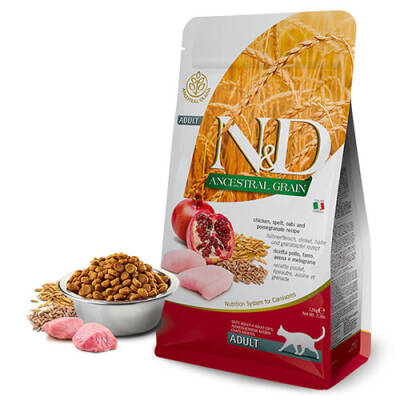 Ancestral Grain Tavuklu Narlı Düşük Tahıllı Yetişkin Kedi Maması 5 Kg