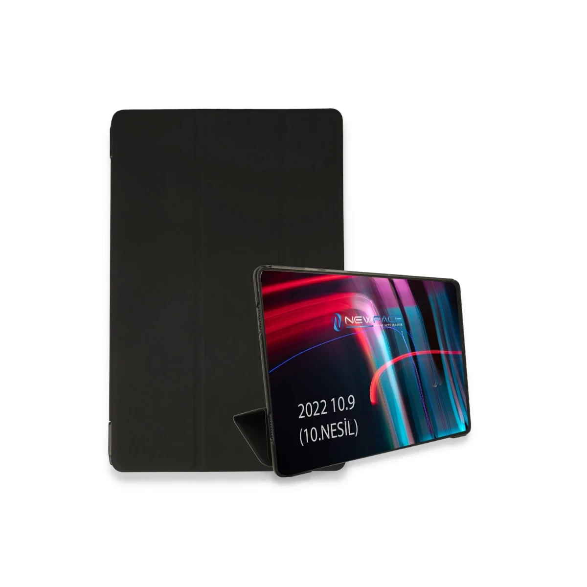 Apple iPad 2025 10.9 10.Nesil (A16) Kılıf Tablet Smart Kılıf - Siyah