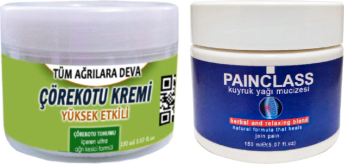 Çörekotu Çörek Otu Kremi 150 ml + Painclass 150 ml Kuyruk Yağı Kremi / Krem Seti