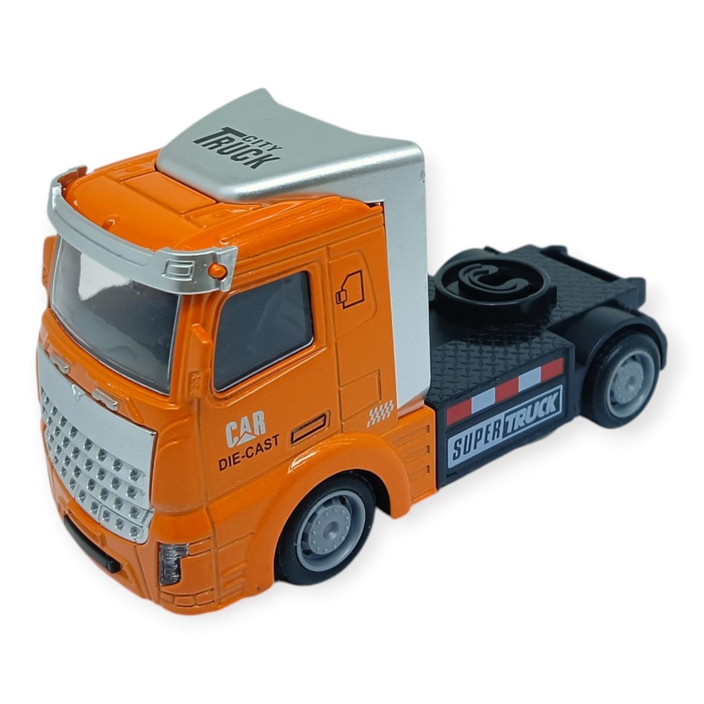Çekbırak Metal Tır Kafası 12 cm - Turuncu