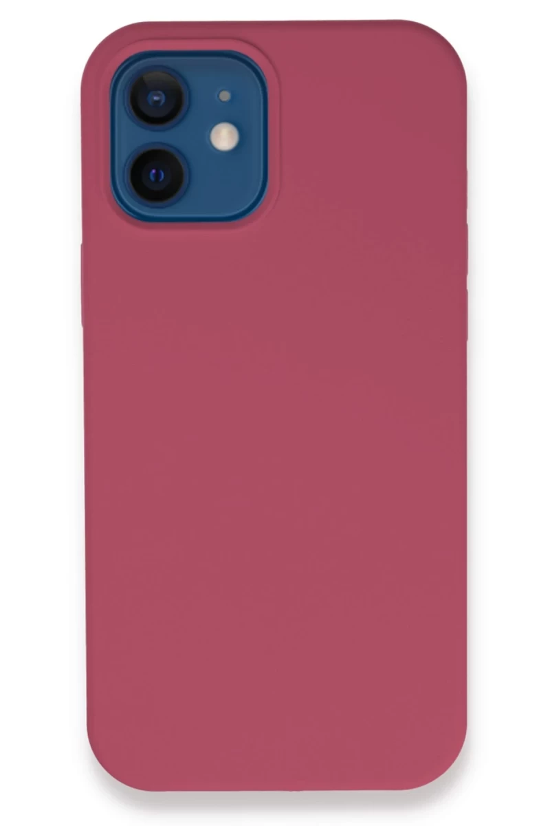 Apple iPhone 12 Uyumlu Kılıf Lansman Legant Silikon - Fuşya