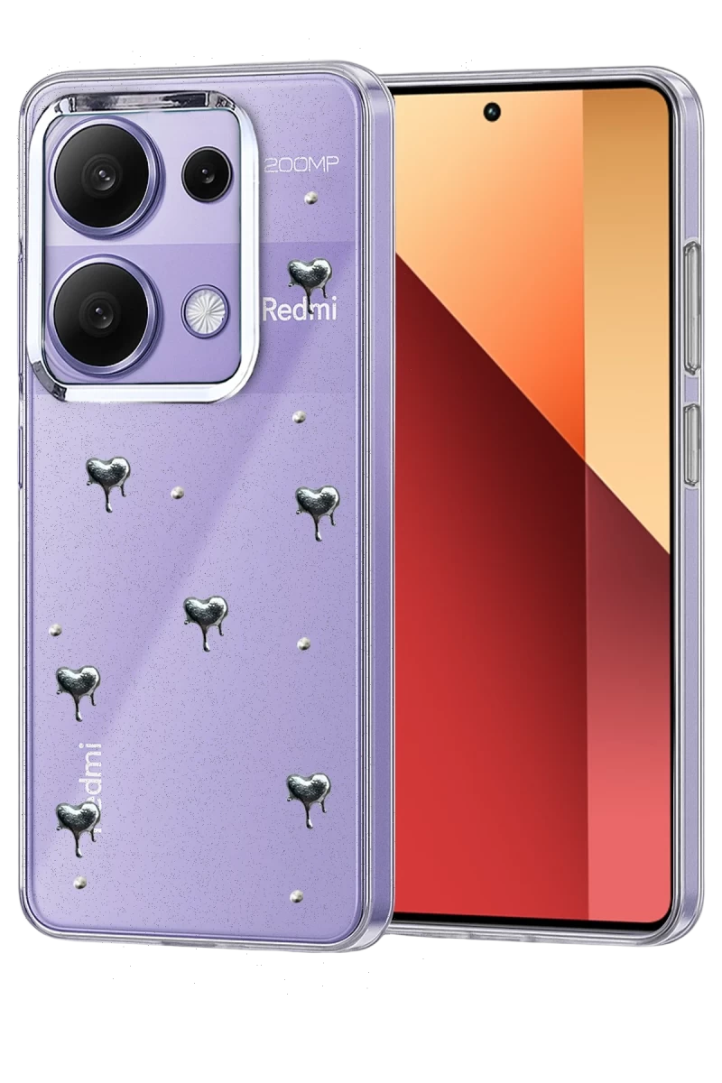 Xiaomi Redmi Note 13 Pro 4G Uyumlu Fiyonk Desenli Kapak - Desen 3
