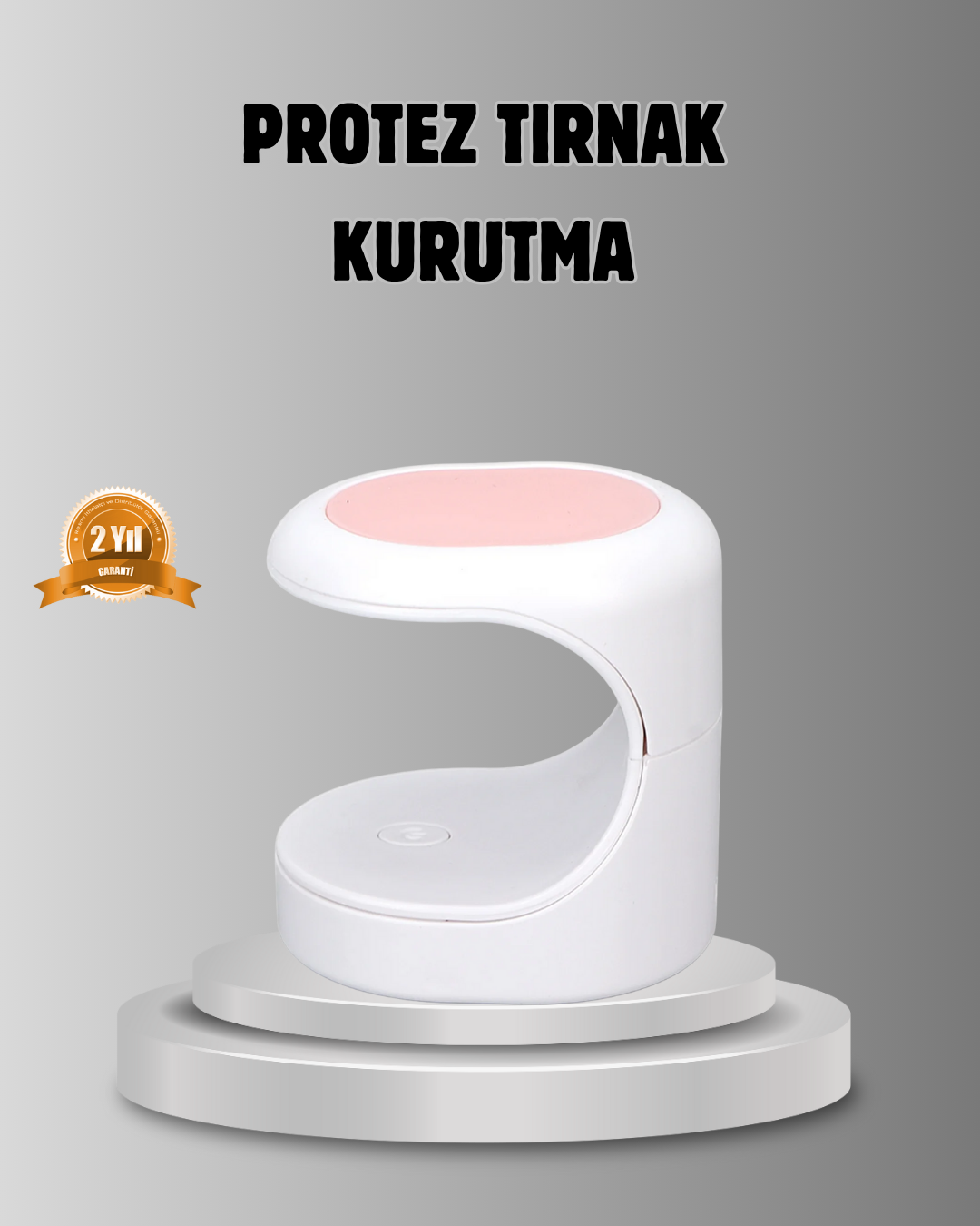 Taşınabilir Mini Oje Kurutma Makinesi 16W UV LED Hızlı Etkili Kurutucu