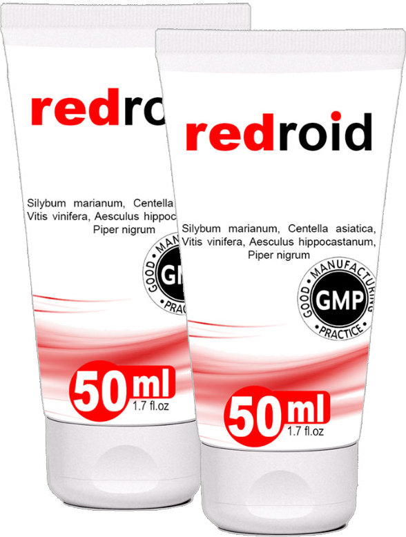Redroid 2 Adet 50 ml Hemeroid Masaj Kremi Özel Krem XTMZ0565