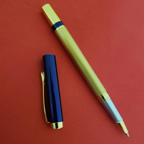 Şık Metal Kalem 13.5 cm Tekli Kutulu Hediye