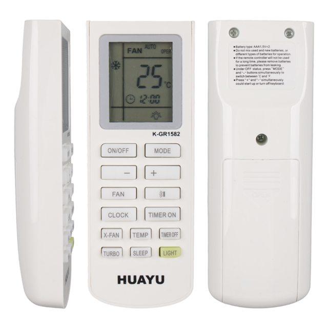 Huayu K-GR1582 Üniversal Gree Akıllı Klima Kumandası
