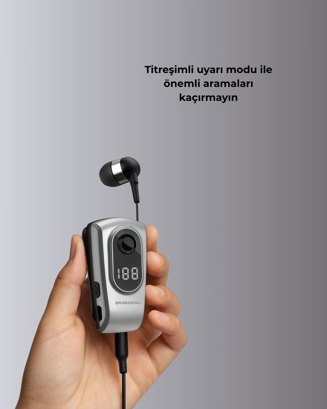 Kablosuz Titreşimli Bluetooth Kulaklık 25 Saat Pil Ömrü