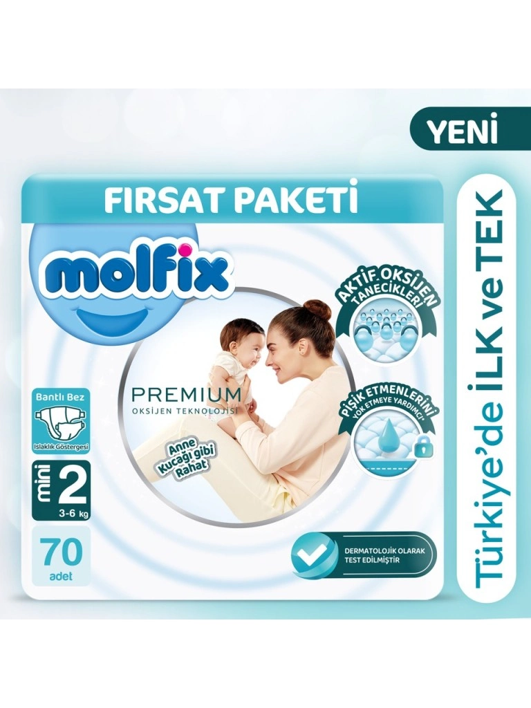 Bebek Bezi Fırsat Paketi 3-6 Kg 70 Adet