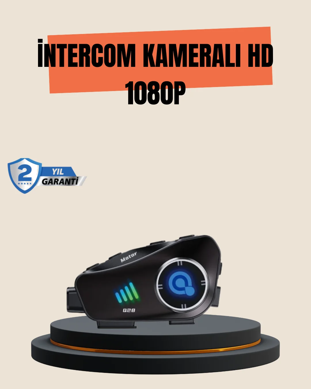 Q28 Motosiklet Kask Bluetooth Kulaklık Full HD 1080P Kamera