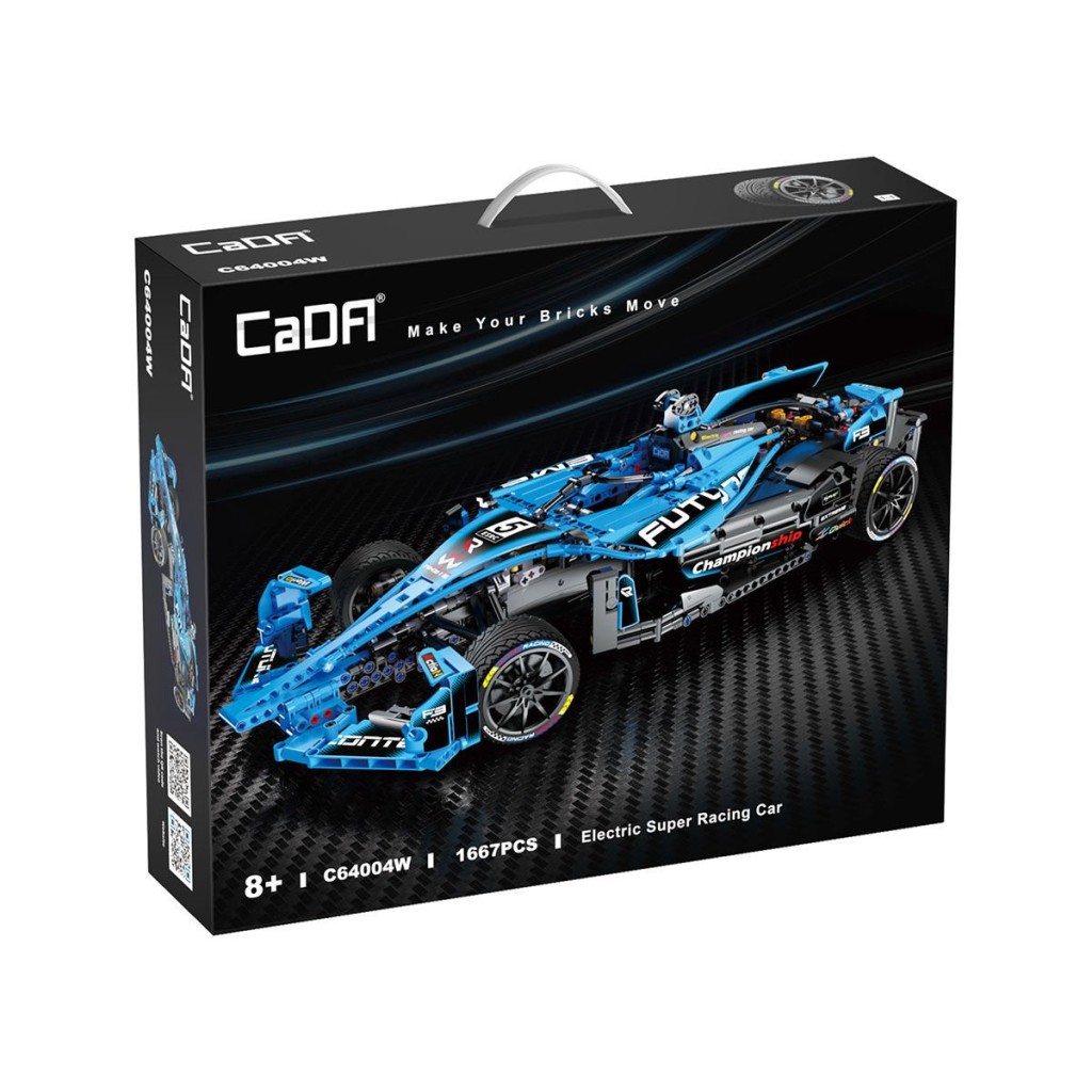 C64004W Cada Electric Racing Super Car Blok Seti 1667 Parça -Vagon life