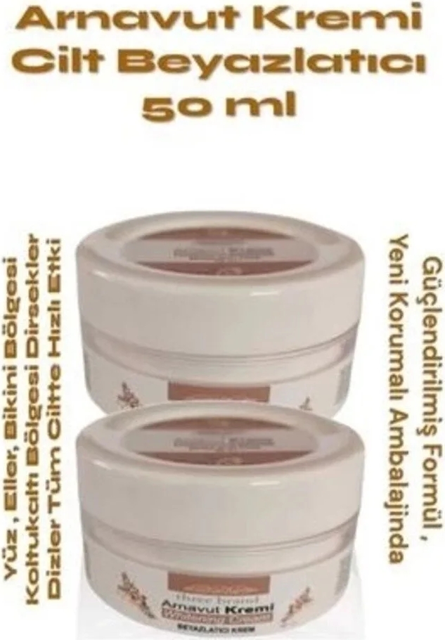 Cilt Arnavut Kremi 50 ml x 2 Adet- Skin Whitening Cream
