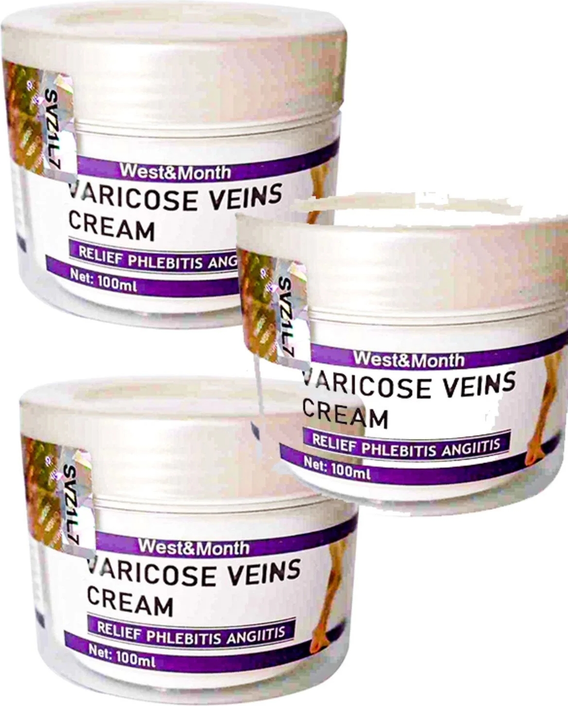Varix Varcse Vnis West&month Leg Bakım Kremi 100 ml x 3 Adet